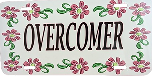 Overcomer Vanity License Plate