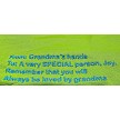 Quilt Label # 5 - One Color Font: Arial Rounded 