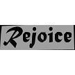 Rejoice - Auto Decal - Vinyl - Black 